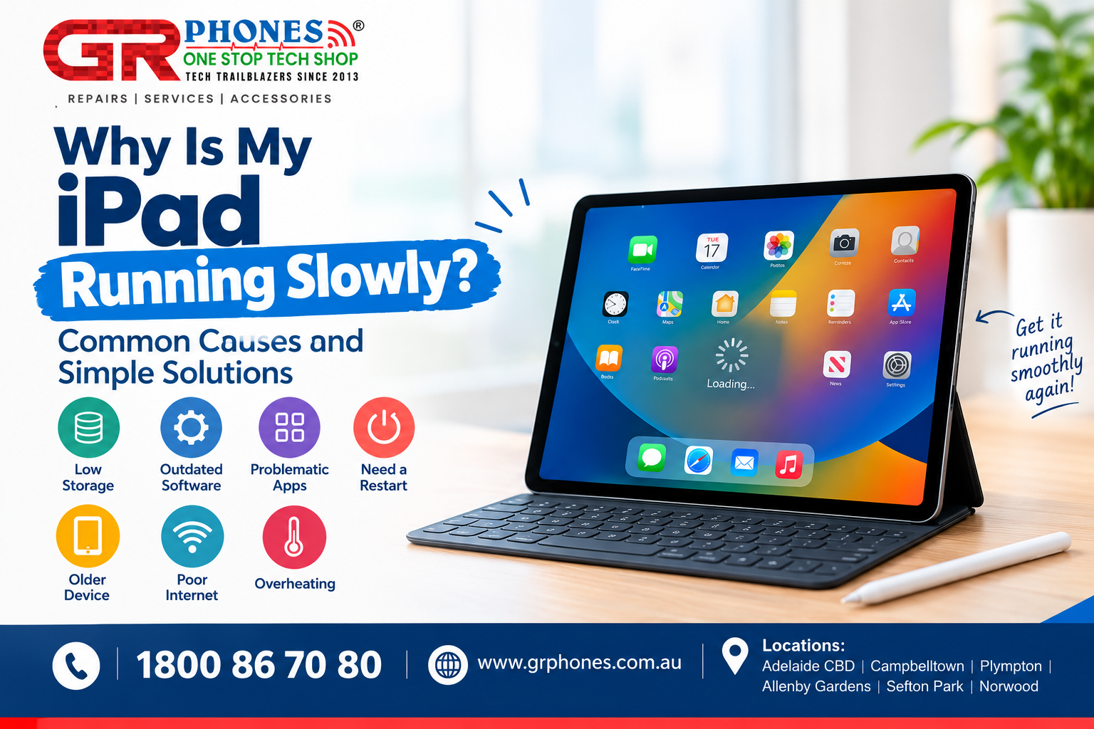 Why Is My iPad Running Slowly? Common Causes and Simple Solutions – GR Phones