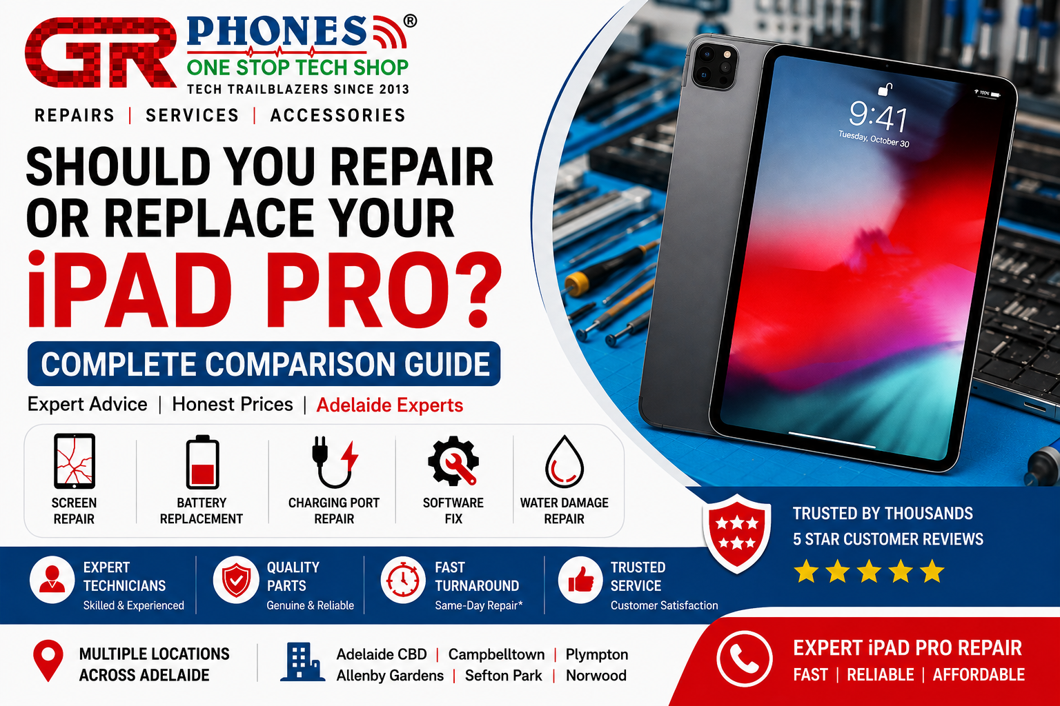 iPad Pro Repair and Replacement Guide in Adelaide